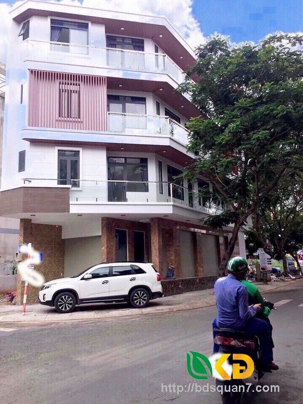 Cho thuê nhà nguyên căn góc 2 mặt tiền Đường số 2 – Phạm Hữu Lầu quận 7.